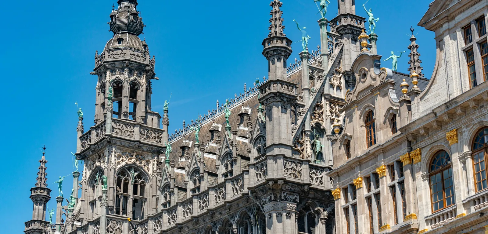 Low Angle Shot of the Brussels City Museum in Belgium 
